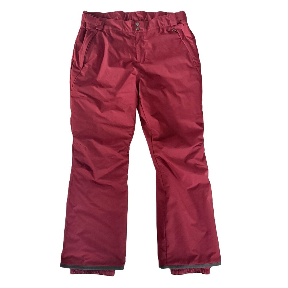 Columbia Bugaboo Omni-Tech Snow Pants Men's XL Red Waterproof Insulated Ski